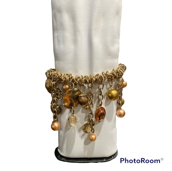 Park Lane Gold Beaded Bracelet - Picture 2 of 3